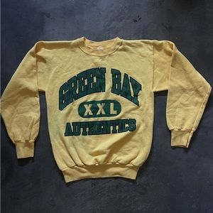 Vintage Green Bay Packers crew neck